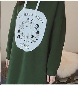 Γυναικείο αθλητικό καθημερινό φόρεμα με  κουκούλα