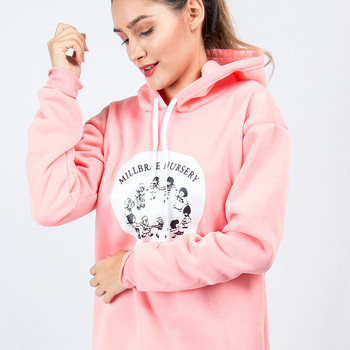 Γυναικείο αθλητικό καθημερινό φόρεμα με  κουκούλα