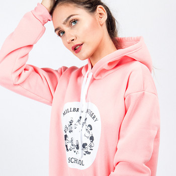 Γυναικείο αθλητικό καθημερινό φόρεμα με  κουκούλα