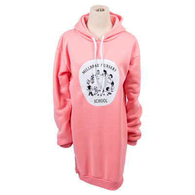 Γυναικείο αθλητικό καθημερινό φόρεμα με  κουκούλα