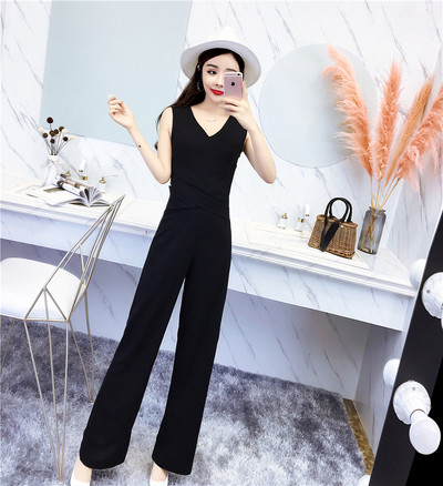 Modern női overall V-nyakkal, három színben