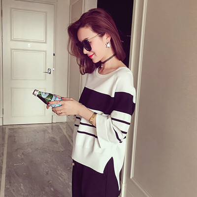 Női alkalmi szett - blúz és nadrág