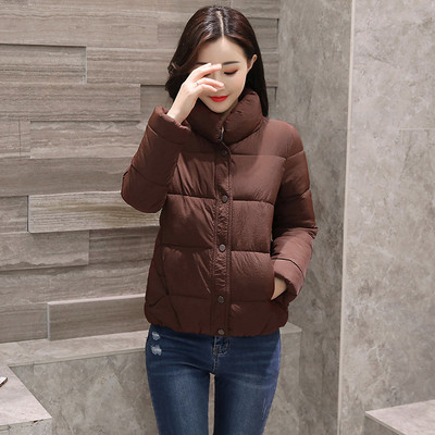 Άνετο γυναικείο μπουφάν με ψηλό γιακά σε διάφορα χρώματα