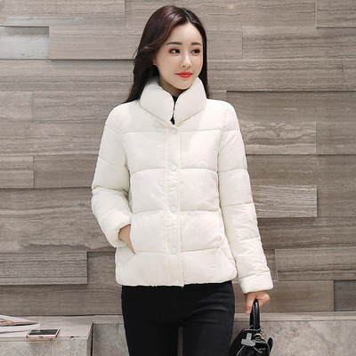 Άνετο γυναικείο μπουφάν με ψηλό γιακά σε διάφορα χρώματα