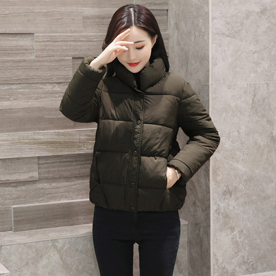 Άνετο γυναικείο μπουφάν με ψηλό γιακά σε διάφορα χρώματα