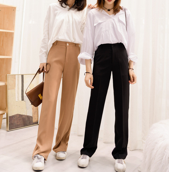 Magas derekú sport- és alkalmi nadrág három színben