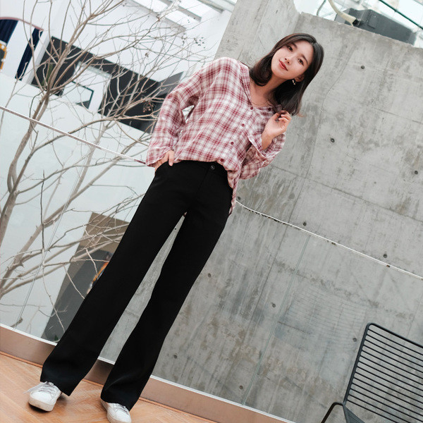 Magas derekú sport- és alkalmi nadrág három színben