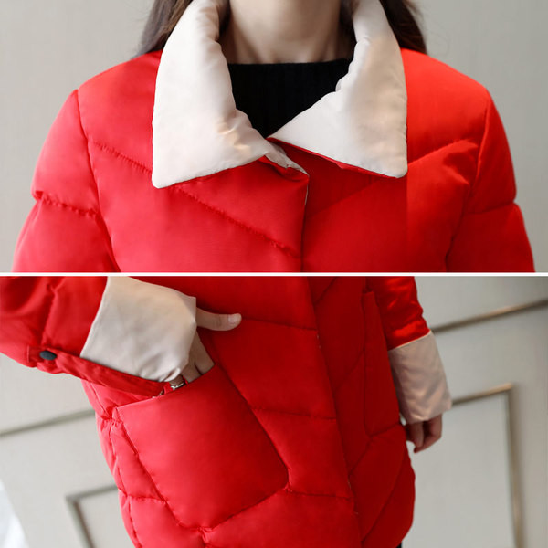 ÚJ modell meleg női kabát három színben