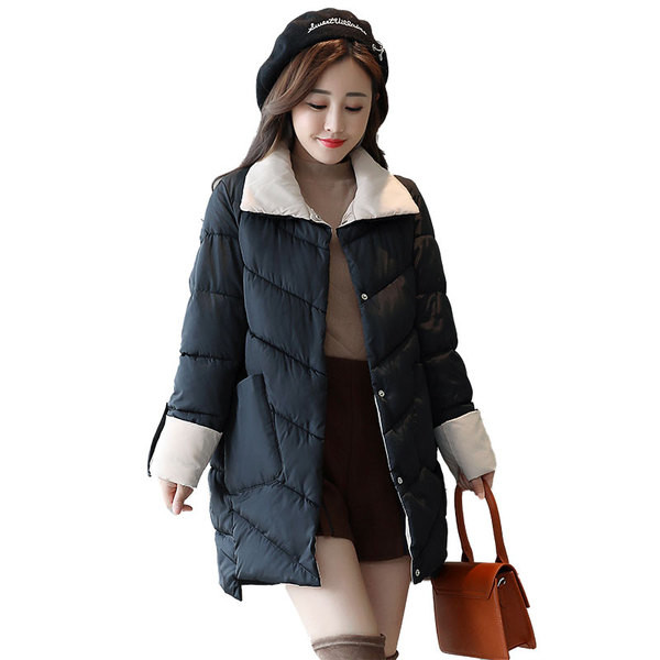 ÚJ modell meleg női kabát három színben