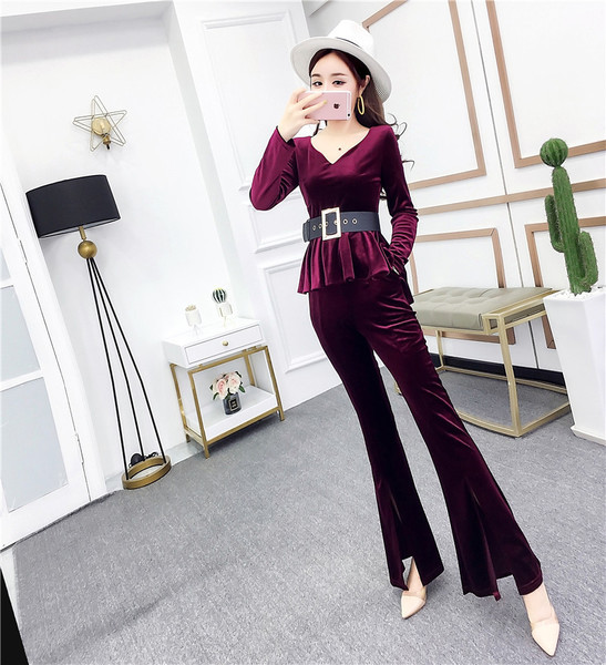 Set elegant în două culori pentru femei