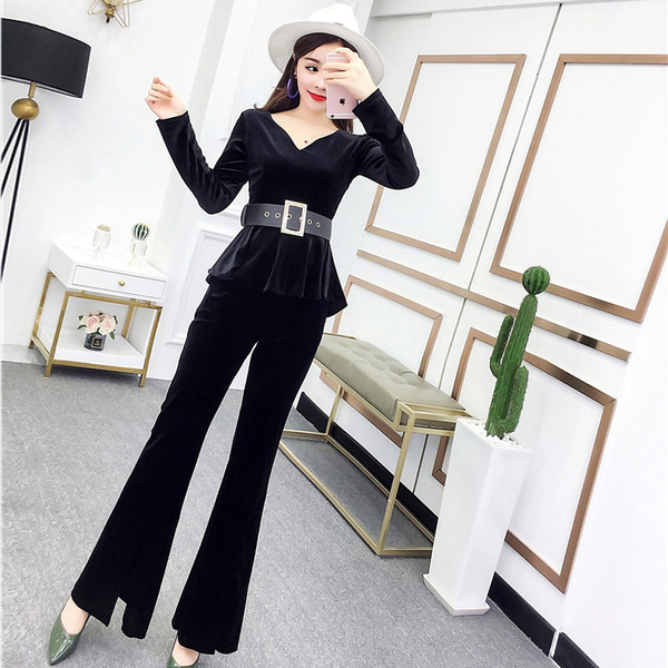 Set elegant în două culori pentru femei