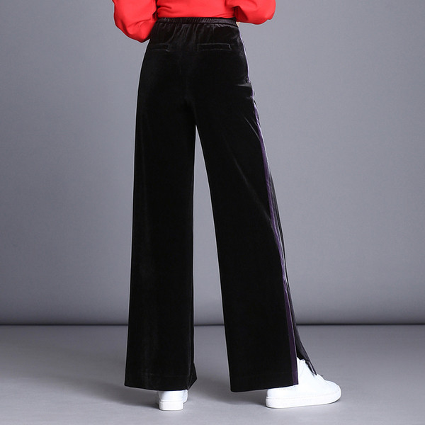 Pantaloni sport și casual de damă cu talie înaltă