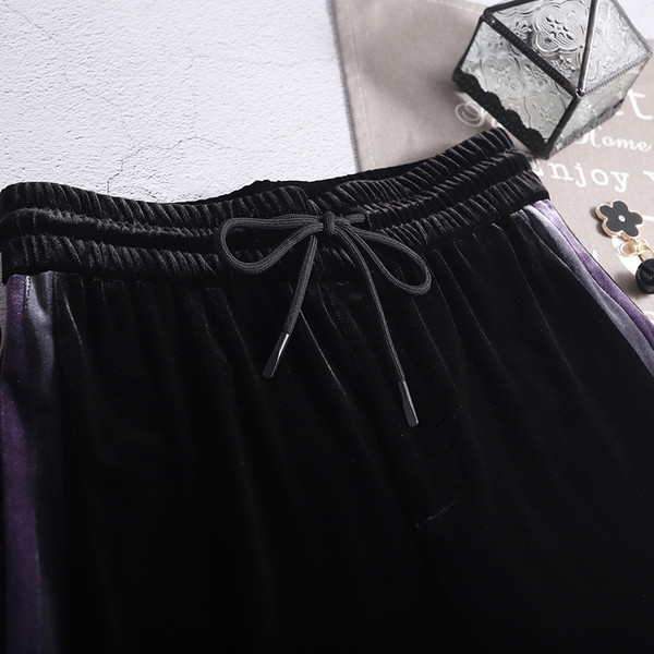 Pantaloni sport și casual de damă cu talie înaltă