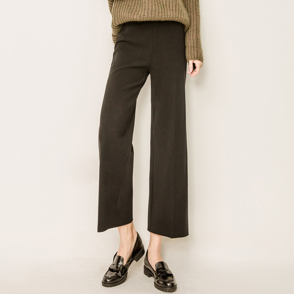 Alkalmi női nadrág magas derékkal, két színben