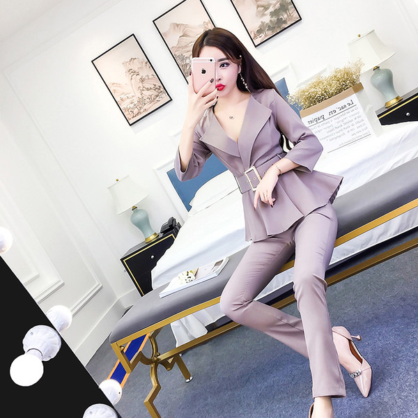 Stílusos női kétrészes szett három színben