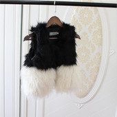 ΝΕΟ μοντέλο μοντέρνο γυναικείο γιλέκο σε μαύρο και άσπρο χρώμα