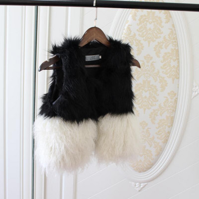 ΝΕΟ μοντέλο μοντέρνο γυναικείο γιλέκο σε μαύρο και άσπρο χρώμα