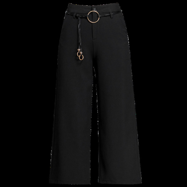 Μοντέρνο γυναικείο παντελόνι σε δύο χρώματα - ευρύ μοτίβο