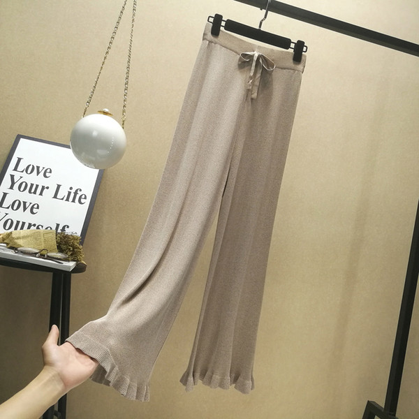 Pantaloni casual dama in doua culori