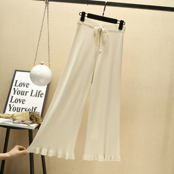 Pantaloni casual dama in doua culori