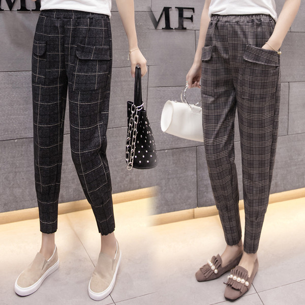 Alkalmi kockás nadrág több színben