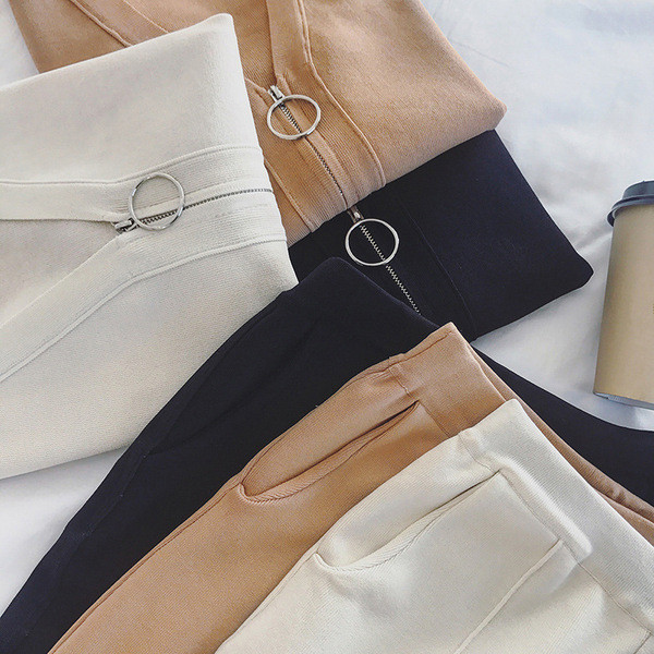 Καθημερινό γυναικείο σετ σε δύο χρώματα