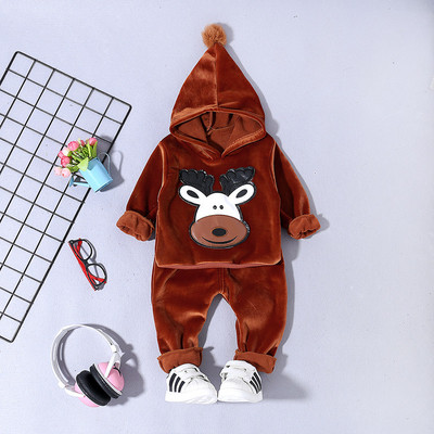 Set copii pentru baieti si fete in doua parti cu logo in trei culori