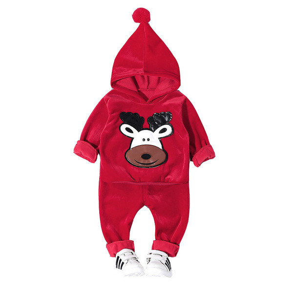 Set copii pentru baieti si fete in doua parti cu logo in trei culori