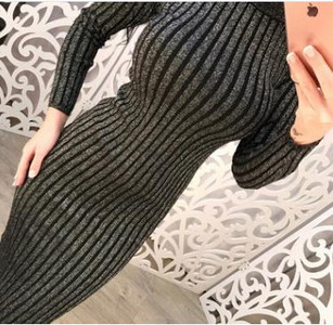 Άνετο  γυναικείο χειμερινό φόρεμα σε διάφορα χρώματα