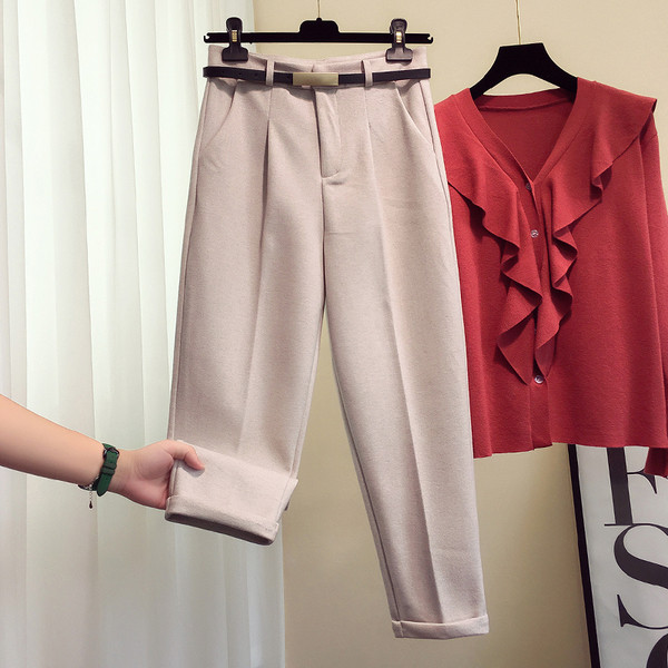 Pantaloni casual dama in patru culori