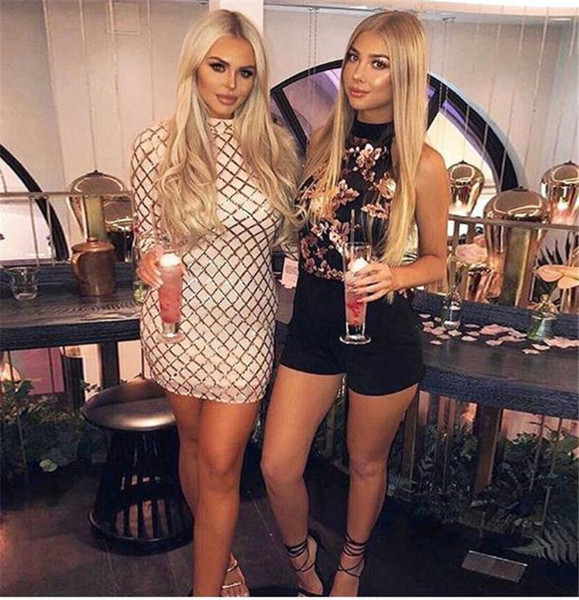 HIT Rochie actuală de damă cu efect strălucitor în două culori