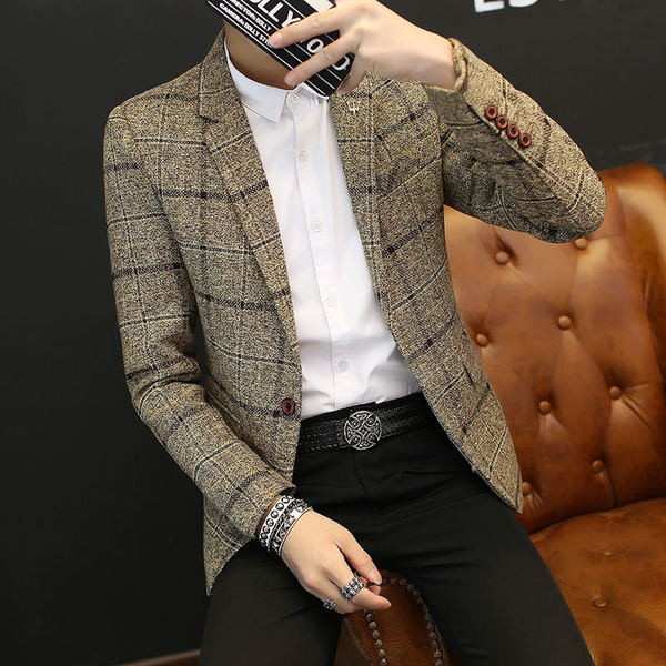 Stílusos férfi kabát három modellben, sötét és világos színekben