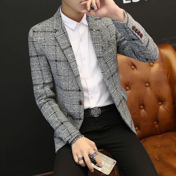 Stílusos férfi kabát három modellben, sötét és világos színekben