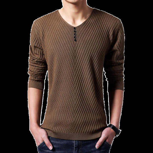 Κομψή ανδρική μπλούζα με κουμπιά σε τέσσερα χρώματα