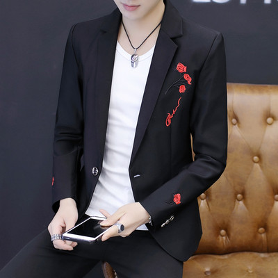 Ανδρικό σακάκι σε διάφορα χρώματα με κεντήματα