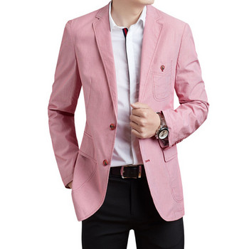 Мъжко ежедневно сако в розов цвят