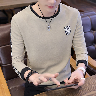 Καθημερινή ανδρική  μπλούζα με έμβλημα  σε τλεσσερα χρώματα