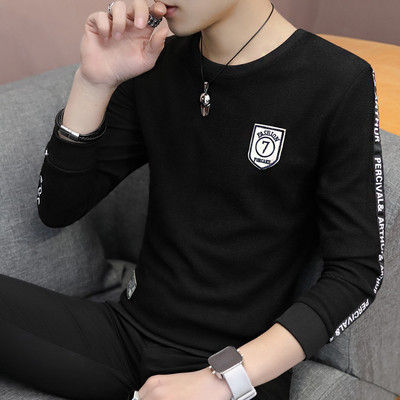 Καθημερινή ανδρική  μπλούζα με έμβλημα  σε τλεσσερα χρώματα