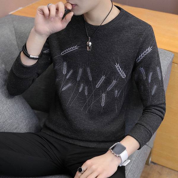 Modern férfi blúz négy színben hímzéssel