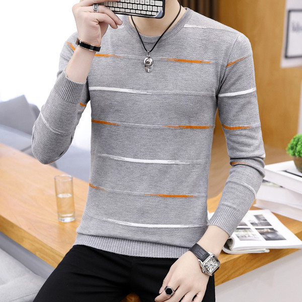 Bluză casual pentru bărbați cu modele colorate