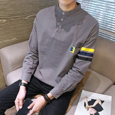 Elegáns férfi blúz színes szalagokkal, több színben