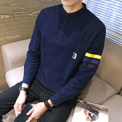 Elegáns férfi blúz színes szalagokkal, több színben