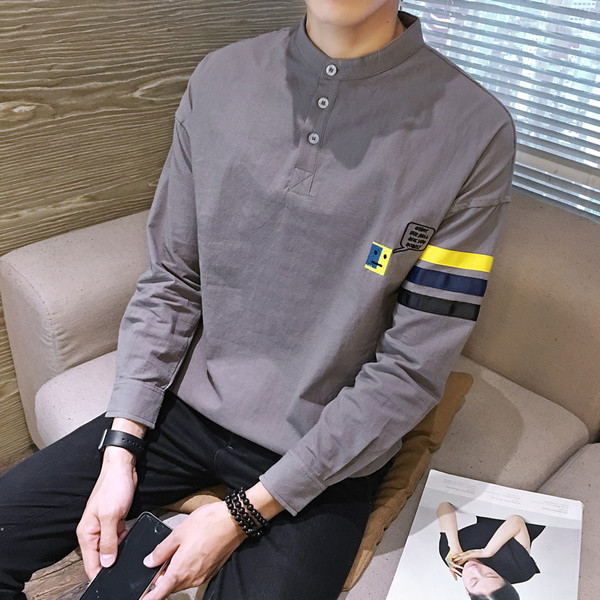 Elegáns férfi blúz színes szalagokkal, több színben