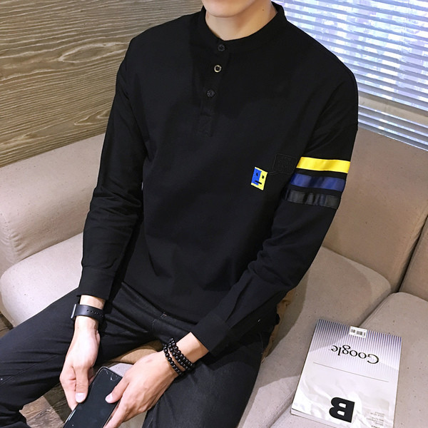 Elegáns férfi blúz színes szalagokkal, több színben