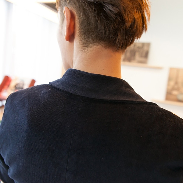 Férfi kabát több színben virágos díszítéssel