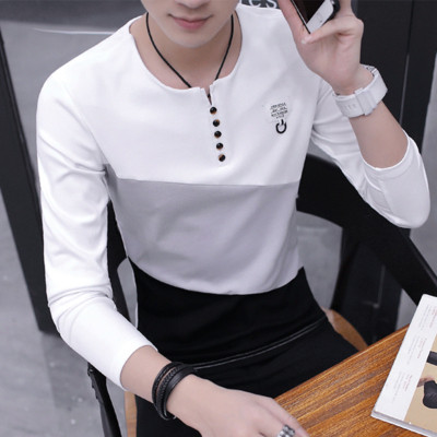 Bluză bărbătească elegantă cu emblemă în culori irizate