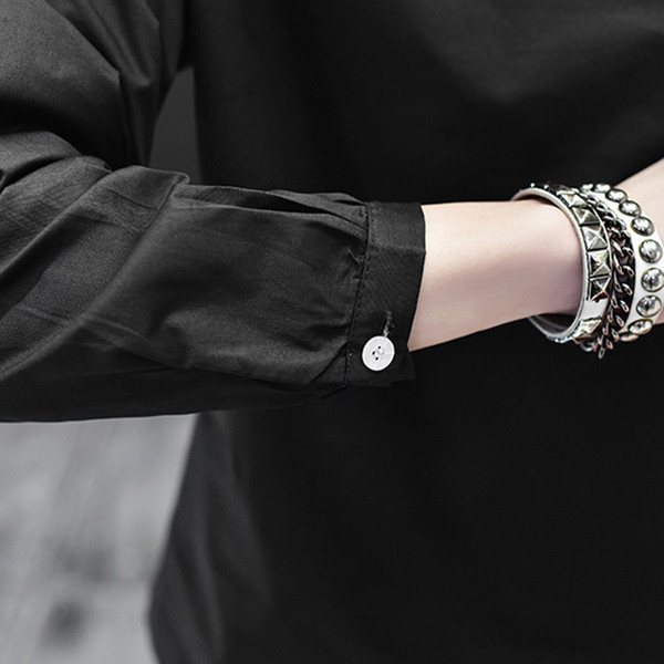 Bluză bărbătească elegantă cu buzunar în trei culori