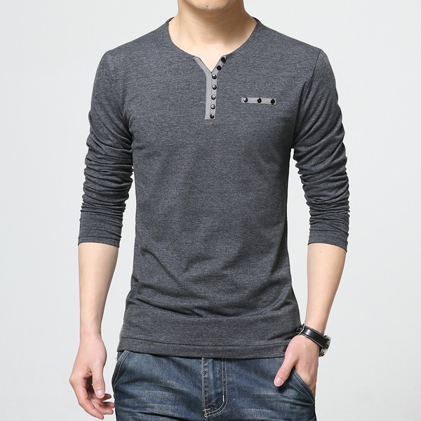 Férfi alkalmi blúz gombokkal, négy színben