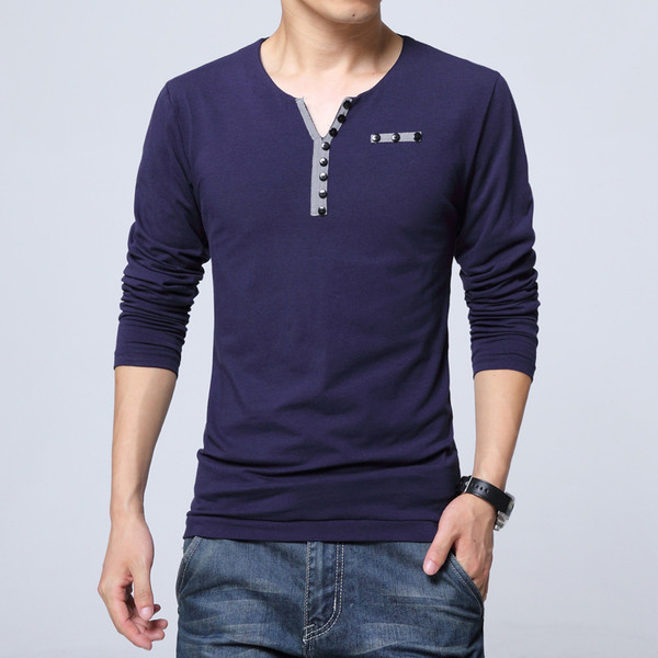 Férfi alkalmi blúz gombokkal, négy színben