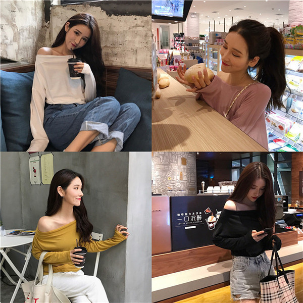 Modern női blúz, hosszú ujjal, négy színben